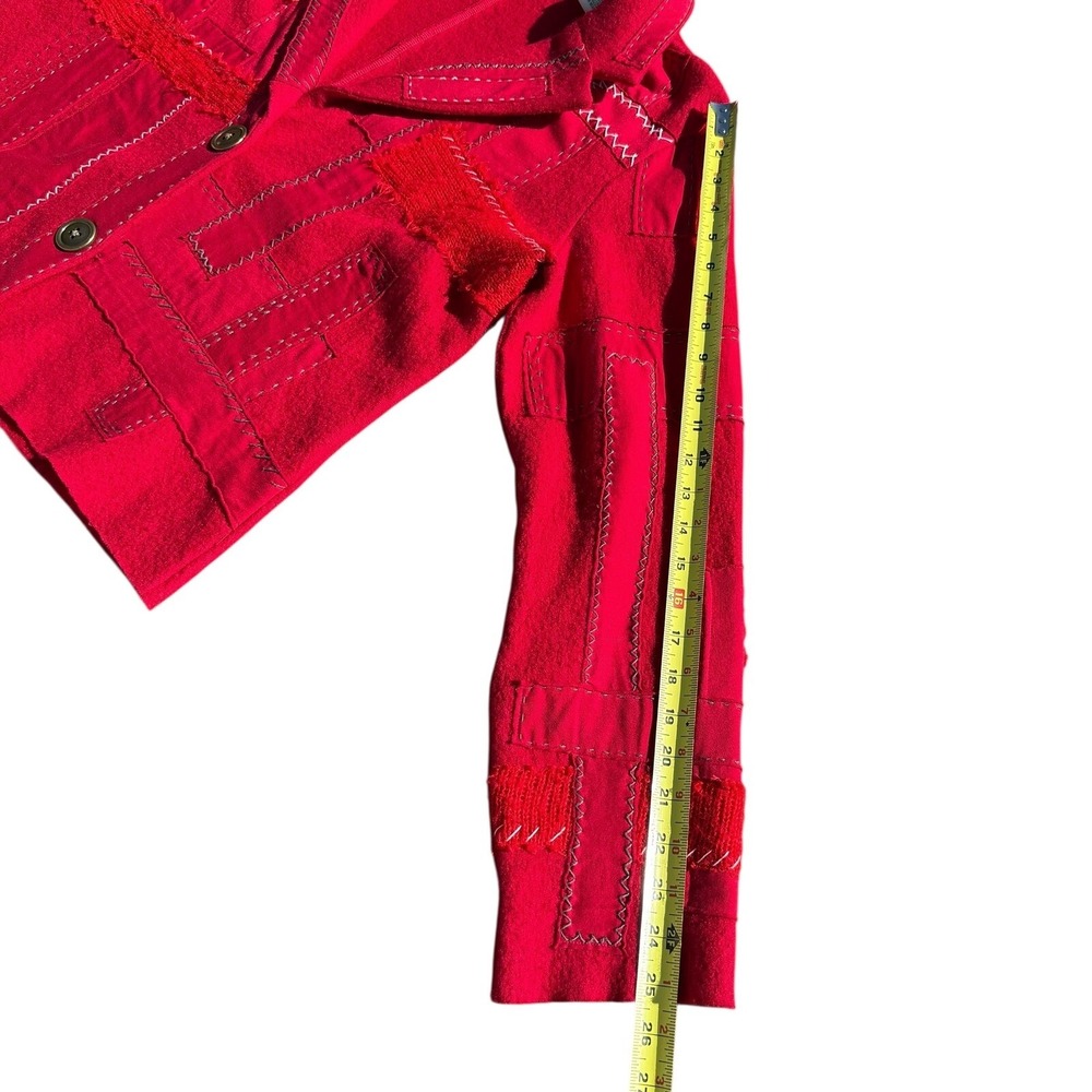 Orvis Wool Patchwork Blazer Jacket Unique Design … - image 7